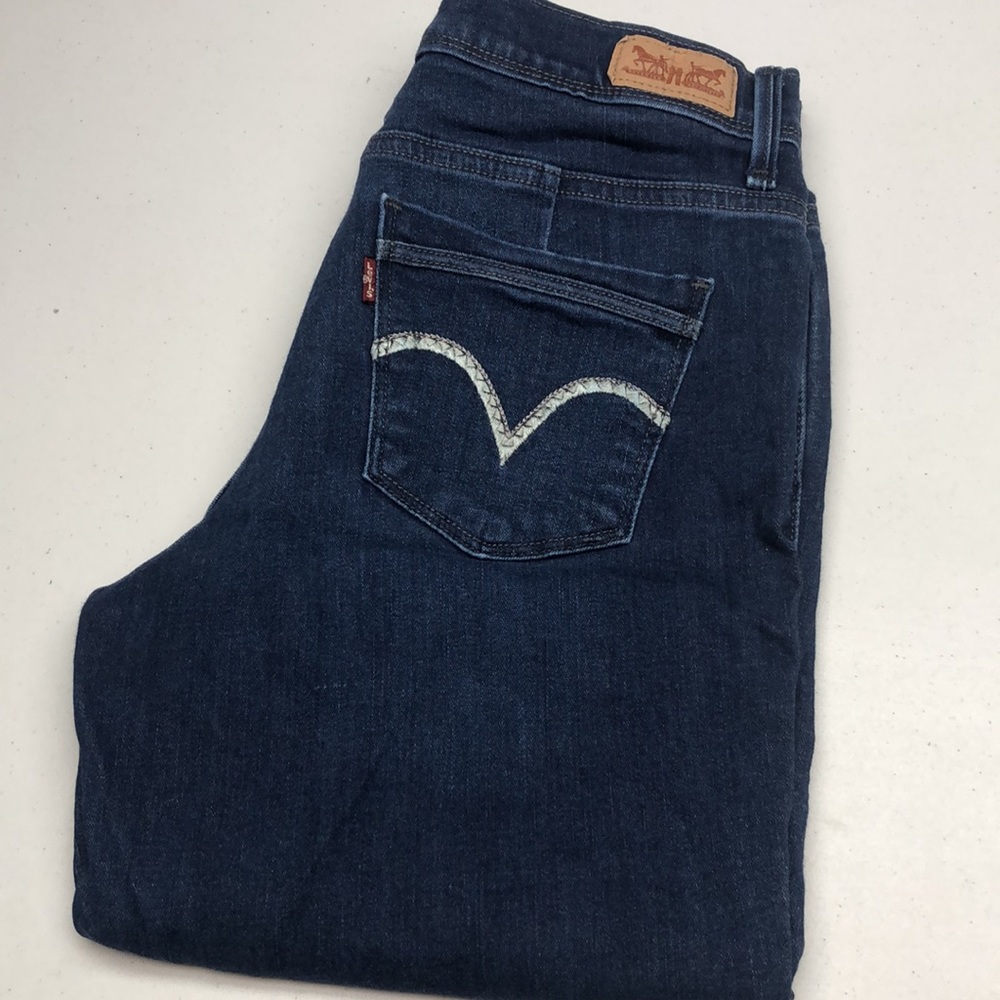 ⭐️ HOST PICK ⭐️ LIKE NEW LEVI PERFECTLY SLIMMING HIGH-RISE CAPRIS 4/27x19